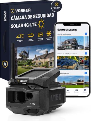 Vosker V150 Nueva Cámara Seguridad  4G LTE Solar