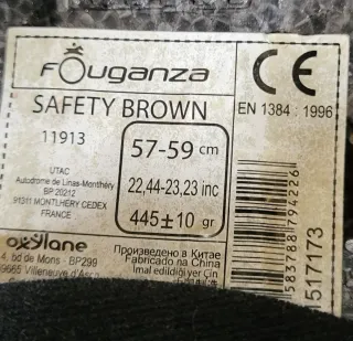 Casco de equitación marrón