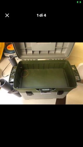 Cassetta da pesca con porta canne