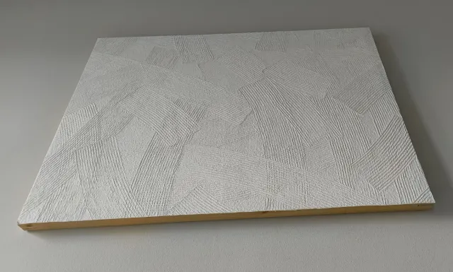 Cuadro Texturizado Blanco 100x76