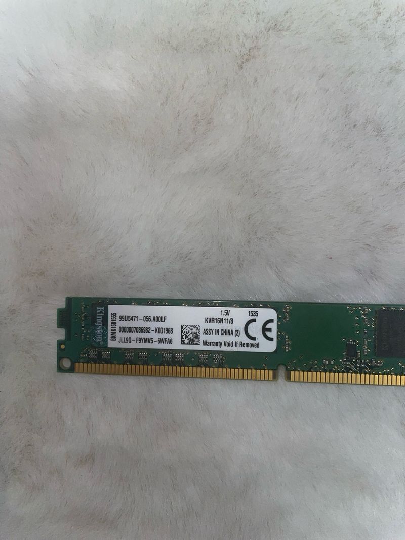 Pack 16GB RAM DDR3 1600MHz (2x8GB) Kingston afbeelding 3