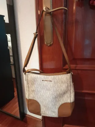 Bolso Michael Kors Blanco y Marrón
