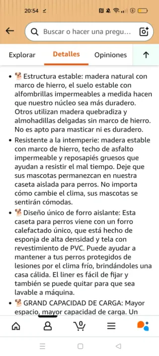 Caseta para perros nueva. Sin usar. Montada.