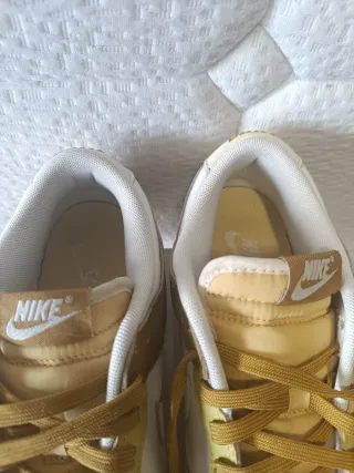 Nike Dunk Low Retro Oro Blanco