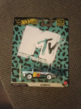 Hot Wheels 84 Corvette MTV Pop Culture