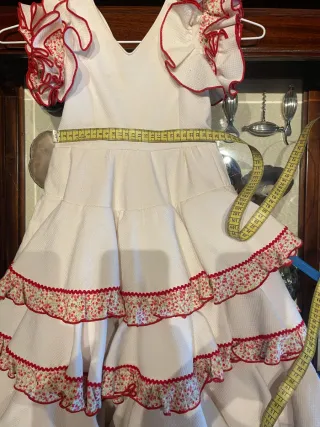 Traje Flamenca Niña 3-4 Años