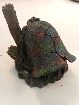 1 DECORACIÓN ACUARIO RESINA CAMPANA