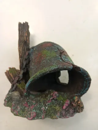 1 DECORACIÓN ACUARIO RESINA CAMPANA