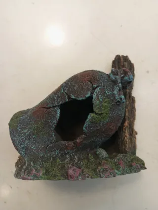 1 DECORACIÓN ACUARIO RESINA CAMPANA