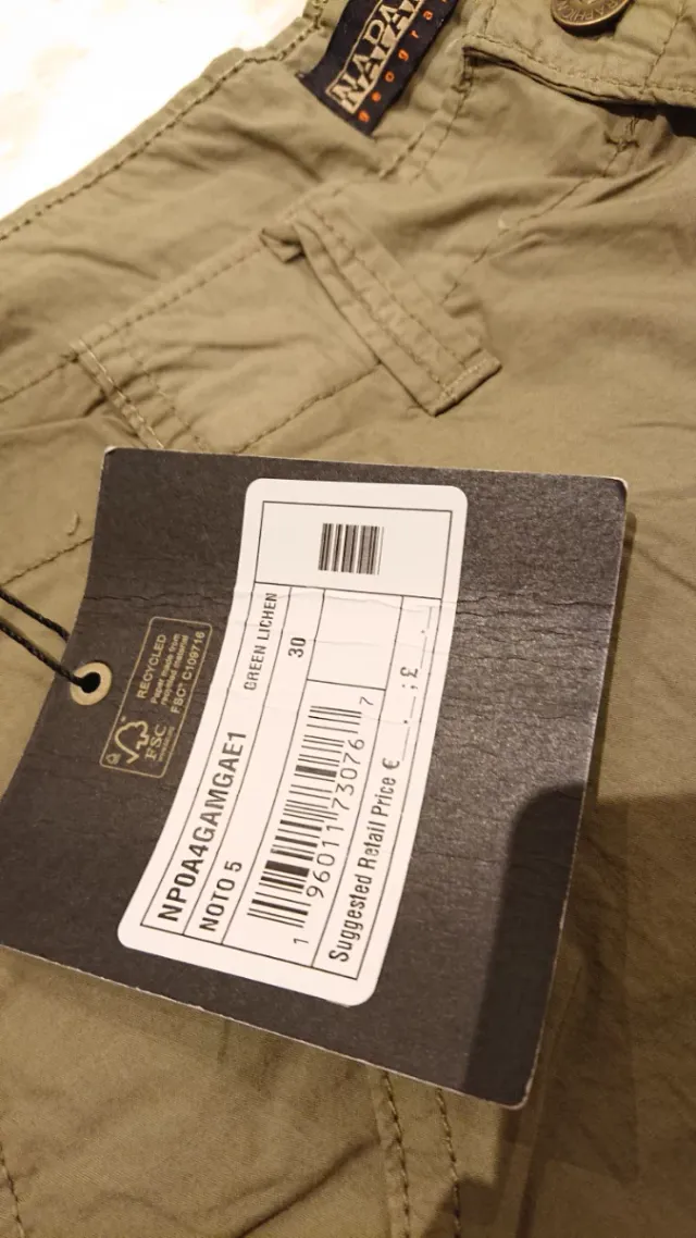 Pantalón corto cargo Napapijri hombre verde