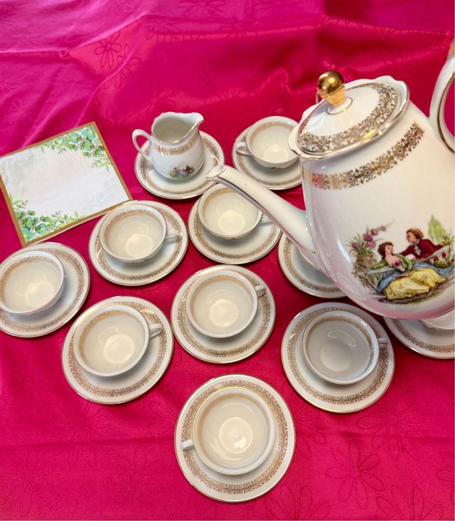 Juego de té porcelana Bavaria