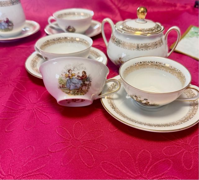 Juego de té porcelana Bavaria