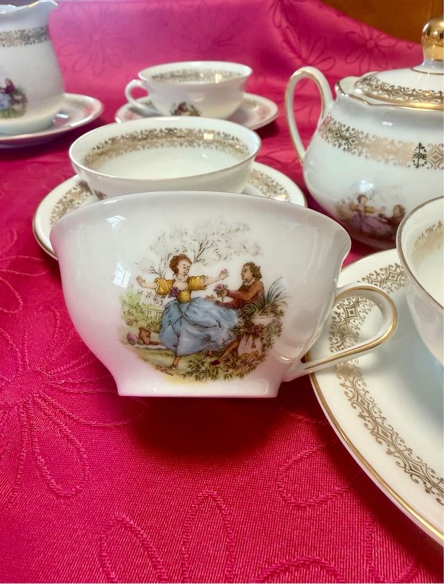 Juego de té porcelana Bavaria