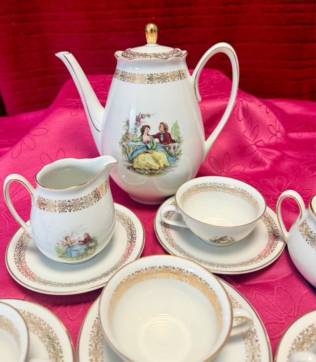 Juego de té porcelana Bavaria