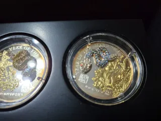 Pack Monedas Plata Año Serpiente 2013