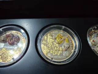 Pack Monedas Plata Año Serpiente 2013