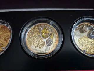 Pack Monedas Plata Año Serpiente 2013
