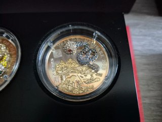 Pack Monedas Plata Año Serpiente 2013