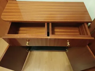 Mueble zapatero de madera