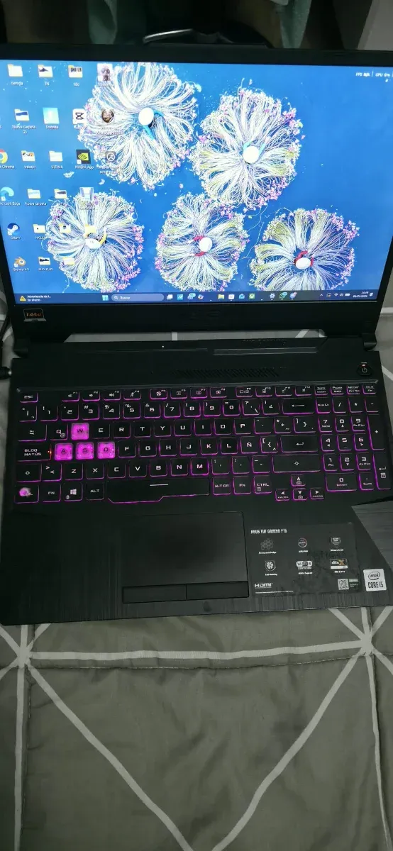 Portátil Asus F15 Gaming Negro