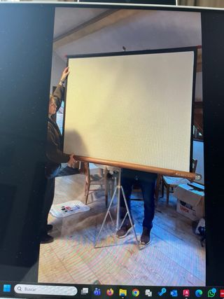 Pantalla Proyector Plegable Antigua