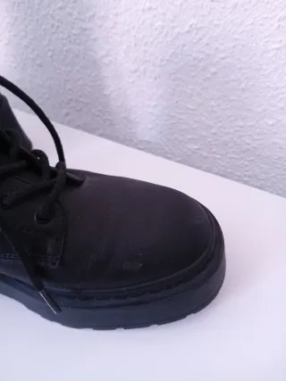 Botines negros con plataforma talla 39