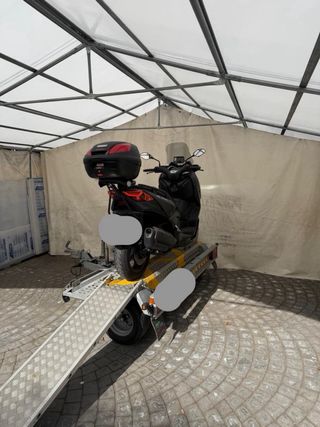 Remolque transversal para moto homologado 500kg.