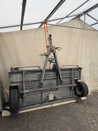 Remolque transversal para moto homologado 500kg.