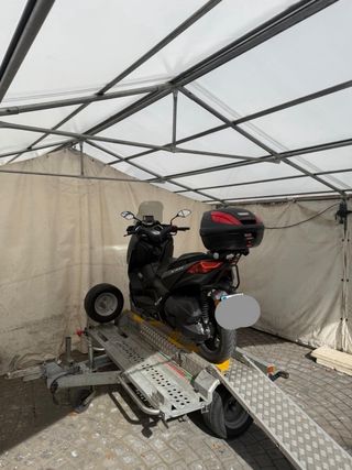 Remolque transversal para moto homologado 500kg.