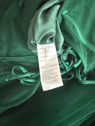 Vestido de fiesta verde