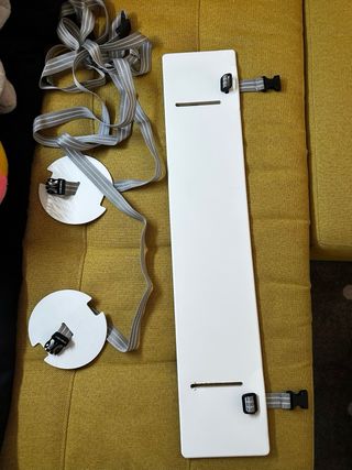 Minicuna blanca y madera