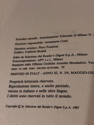 Set libri Selezione dal Reader’s Digest.