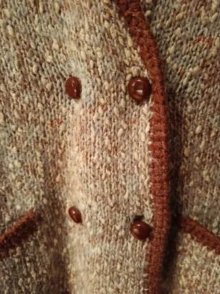 Traje chaqueta de punto hecho a mano