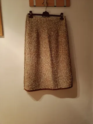 Traje chaqueta de punto hecho a mano