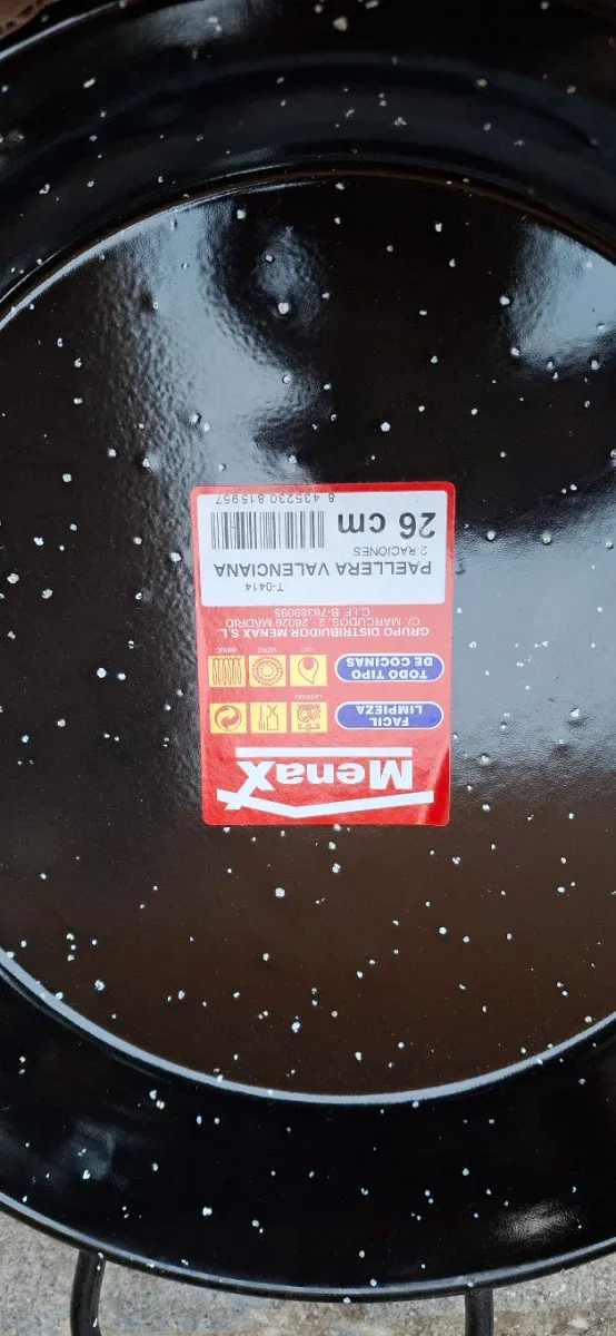 Lote 3 Paelleras Menax 26cm Nuevas