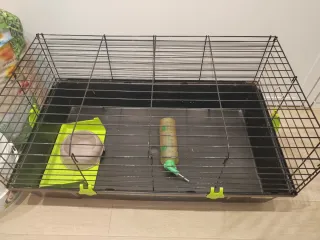 Jaula roedores 80cm + comida y accesorios