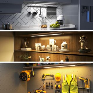 Lámpara LED 41cm con sensor de movimiento