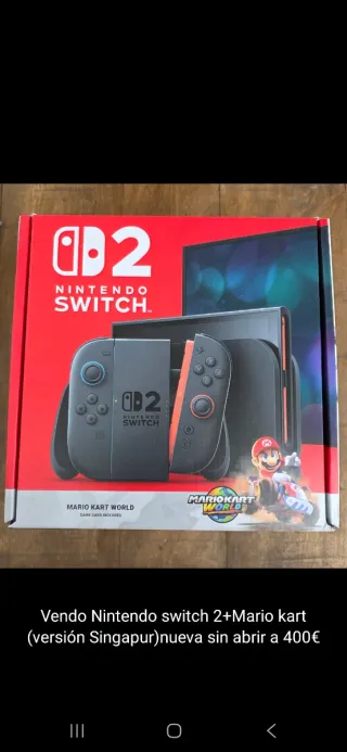 Nintendo Switch 2 + Mario Kart (Singapur)