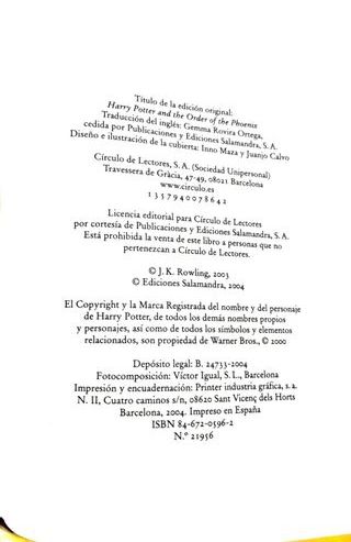 Harry Potter y la Orden del Fénix