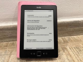 Ebook Kindle 4ª Gen (Botones Laterales)