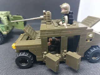 Bloques de construcción vehículos militares