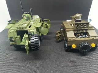 Bloques de construcción vehículos militares