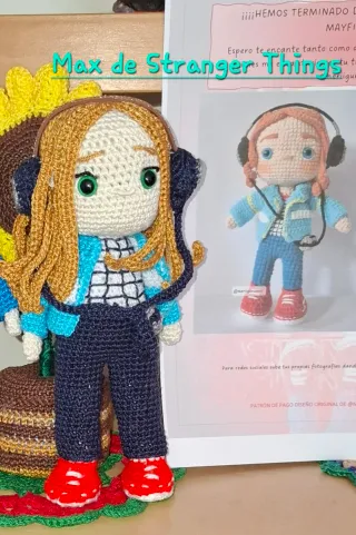 Muñeca Max de Stranger Things Crochet