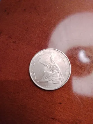 Moneta 500 Lire Argento 500