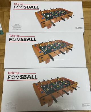 Futbolín infantil portátil de sobremesa. Nuevo