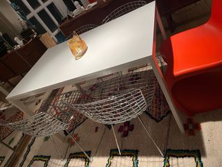 Mesa Comedor Blanca Metal