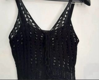 Vestido de punto crochet