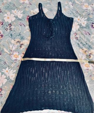 Vestido de punto crochet