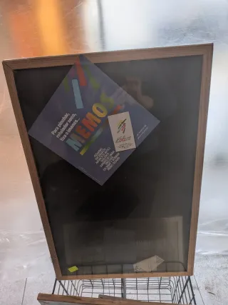 Pizarra MEMO para tiza o imanes