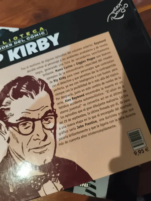 Lote 2 tomos de Rip Kirby Biblioteca Grandes Comic